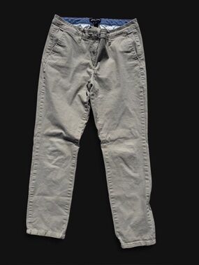 Nautica Jeans womens 8 Tan Straight Leg Chino Pants